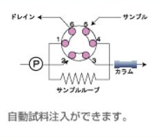 サンプルの注入